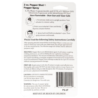 Pepper Shot 1.2% MC Pepper Spray